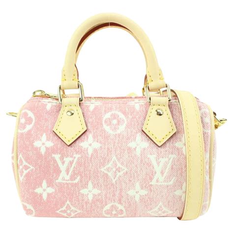 lv nano speedy pink|lv nano speedy denim.